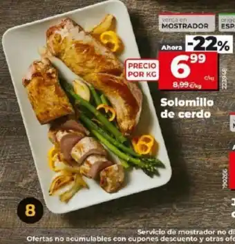 La Plaza de DIA Solomillo de Cerdo oferta