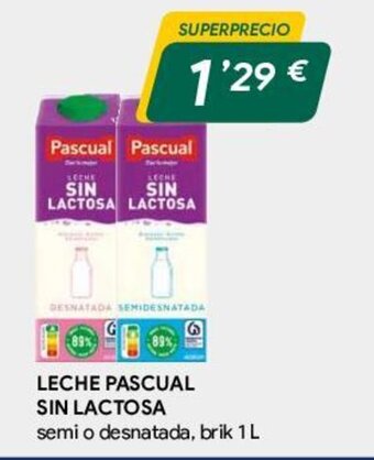 Masymas Leche Pascual Sin Lactosa oferta