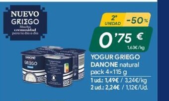 Masymas Yogur Griego Danone oferta