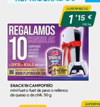 Masymas Snack'In Campofrío oferta