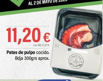 Cash Ifa Patas de Pulpo Cocido oferta