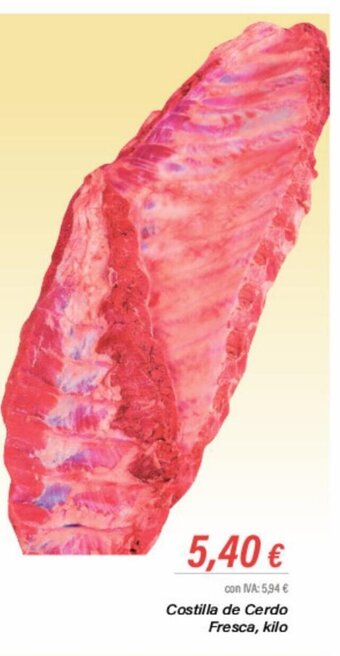 Cash Ifa Costilla de Cerdo Fresca oferta
