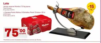 AhorraMas Jamón reserva navidul oferta