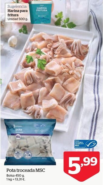 La Sirena Pota troceada msc oferta