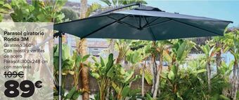 Carrefour Parasol giratorio ronda 3m oferta