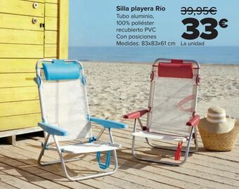 Carrefour Silla playera río oferta