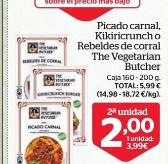 La Sirena Nuggets kikiricrunch o picado carnal the vegetarian butcher oferta