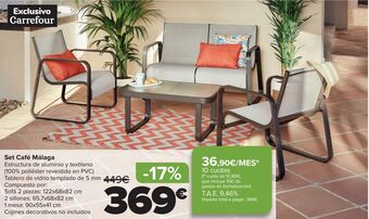 Carrefour Set café málaga oferta