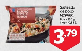 La Sirena Salteados de pollo teriyaki oferta