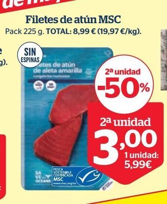 La Sirena Filetes de atún oferta