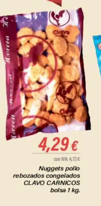 Cash Ifa Nuggets Pollo Rebozados Congelados Clavo Cornicos Bolsa 1kg oferta