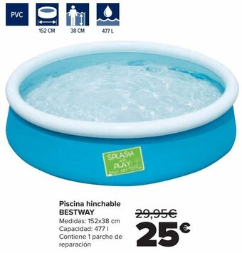 Carrefour Piscina hinchable bestway oferta