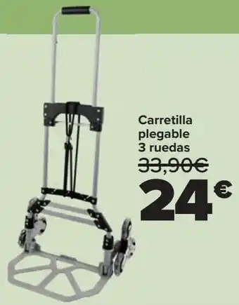 Carrefour Carretilla plegable 3 ruedas oferta