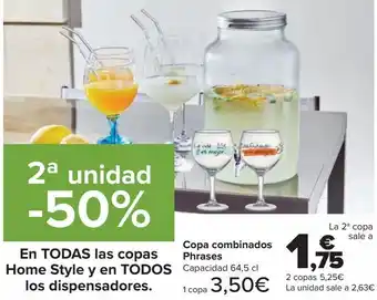 Carrefour En todas las copas home style y en todos los dispensadores oferta