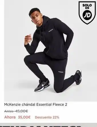 JD Sports Chandal essential oferta