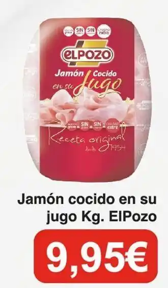 Spar La Palma Jamón cocido extra elpozo oferta
