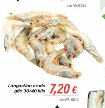 Cash Ifa Langostino Crudo Gde 30/40 Kilo oferta