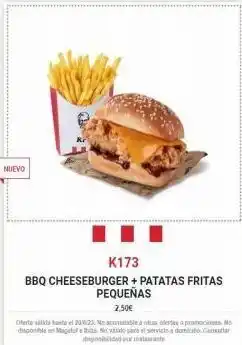 KFC Patatas fritas oferta