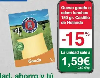 Spar La Palma Queso gouda castillo de holanda oferta