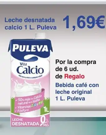 Spar La Palma Leche desnatada puleva oferta