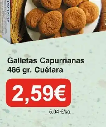 Spar La Palma Galletas campurrianas cuétara oferta