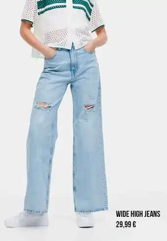 Wide high jeans