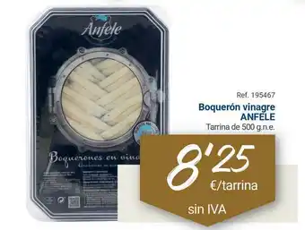 Makro Anfele Boquerón vinagre Tarrina de 500 g.n.e oferta