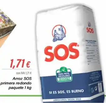 Cash Ifa Arroz SOS Primera Redondo Paquete 1kg oferta