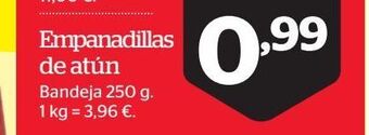 La Sirena Empanadillas de atún bja.250g oferta