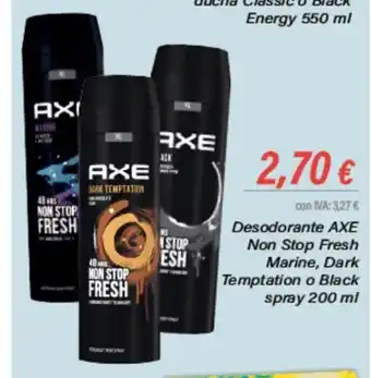 Cash Ifa Desodorante Axe Non Stop Fresh Marine oferta