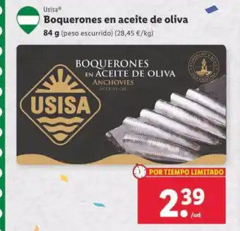 Lidl Boquerones en Aceite de Oliva oferta