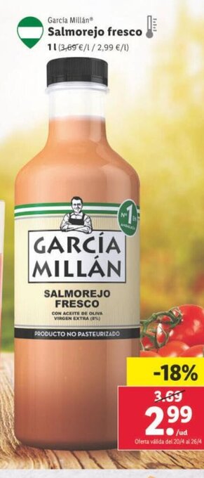 Lidl Salmorejo Fresco oferta