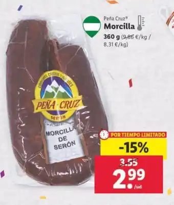 Lidl Morcilla oferta