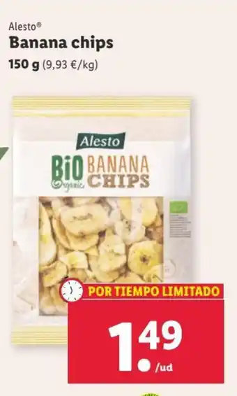 Lidl Banana Chips oferta