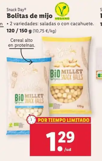 Lidl Bolitas de Mijo oferta