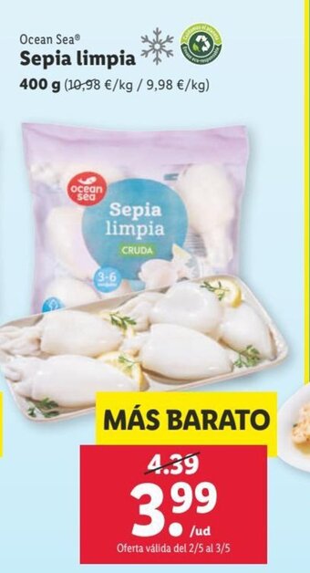 Lidl Sepia Limpia oferta