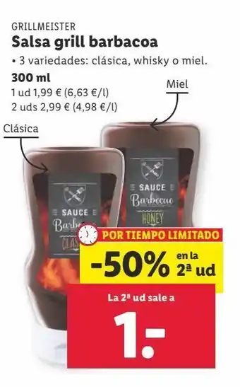Lidl Salsa barbacoa oferta