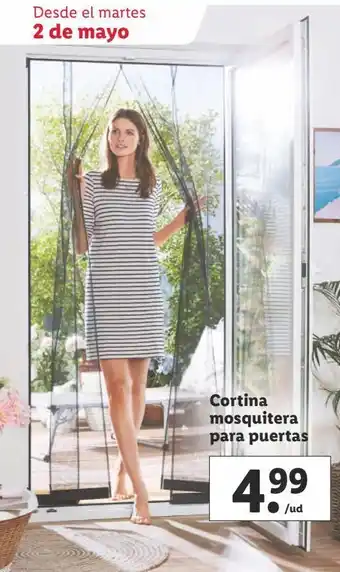 Lidl Mosquitera para puerta oferta