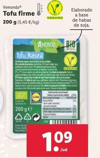 Lidl Tofu oferta