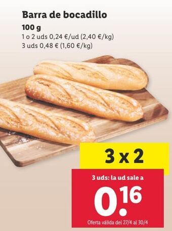 Lidl Pan oferta