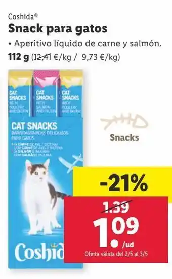 Lidl Snacks coshida oferta