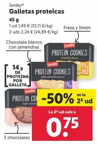 Lidl Galletas sondey oferta