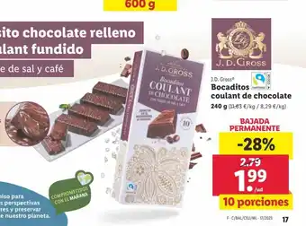 Bocaditos Coulant De Chocolate