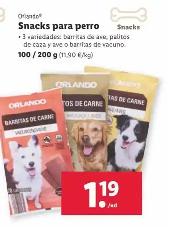 Lidl Snacks Para Perro oferta