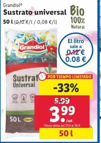 Lidl Sustrato Universal oferta