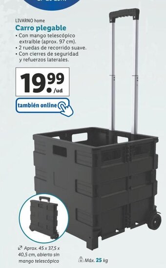 Lidl Carro Plegable oferta