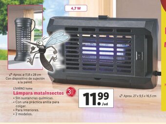 Lidl Lámpara Matainsectos oferta
