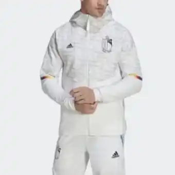 Adidas Chaqueta con capucha game day travel bélgica oferta