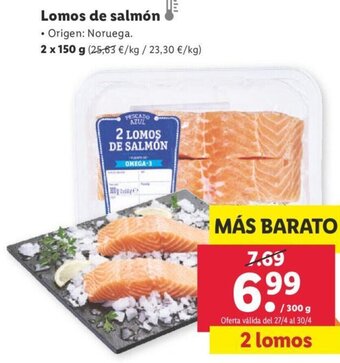 Lidl Lomos De Salmón oferta