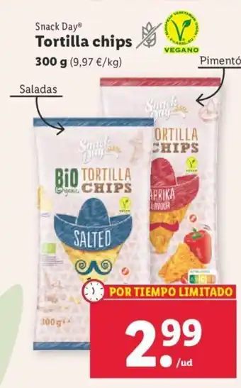 Lidl Snack Day Tortilla Chips 300g oferta